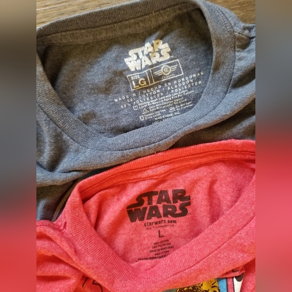 ☀️ Star Wars Boy's Large Graphic T Shirt Bundle - Picture 4 of 4